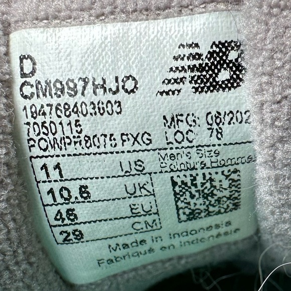 RARE🔥 Size 11 - New Balance 997 CM997HJO Tidepool Incense Brown Men's Shoes - Picture 9 of 9